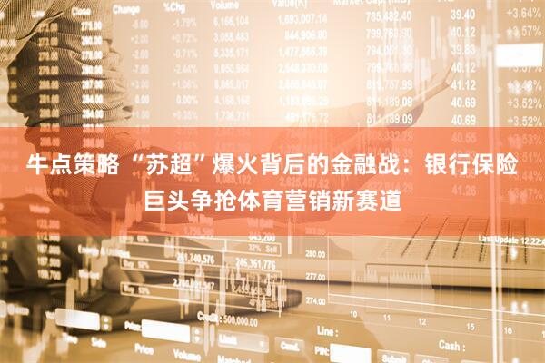牛点策略 “苏超”爆火背后的金融战：银行保险巨头争抢体育营销新赛道