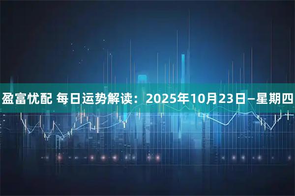 盈富忧配 每日运势解读：2025年10月23日—星期四